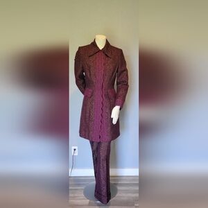Bisou Bisou Purple Trench Coat
